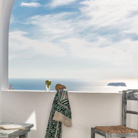 Aspronisi Luxury Villa With Caldera View Megalokori Habitación foto